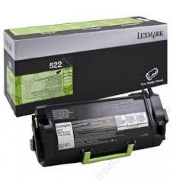 Toner Lexmark 522 (52D2000), ČRNA,  KOMPATIBILNI