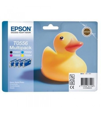 Komplet kartuš Epson T0556 BK/C/M/Y