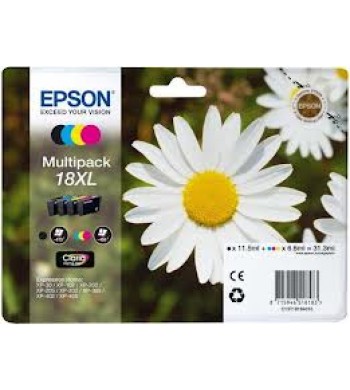Komplet kartuš Epson št. 18 XL  BK/M/C/Y