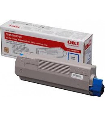 Toner OKI 43865723, MODRA, ORIGINAL