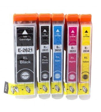 Komplet kartuš Epson 26XL (T2601/2611/2612/2613/2614), KOMP.