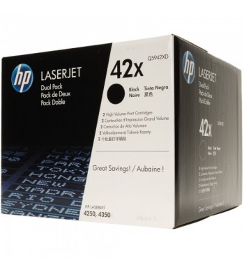 Toner HP 42X (Q5942XD), dvojno pakiranje