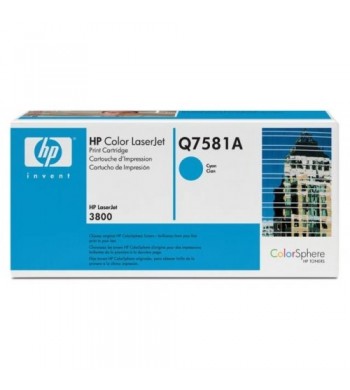 Toner HP Q7581A, MODRA, ORIGINAL